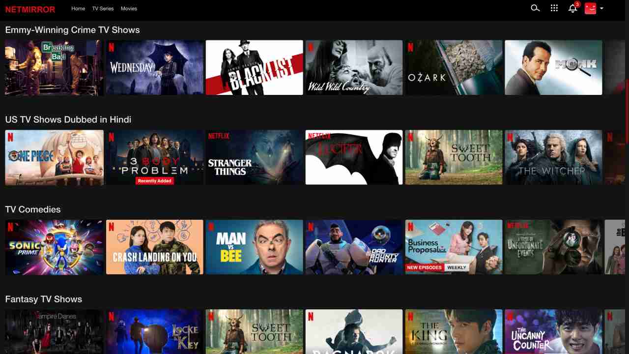 NetMirror For Android TV Screenshot 1 NetMirror For Android TV Screenshot 1