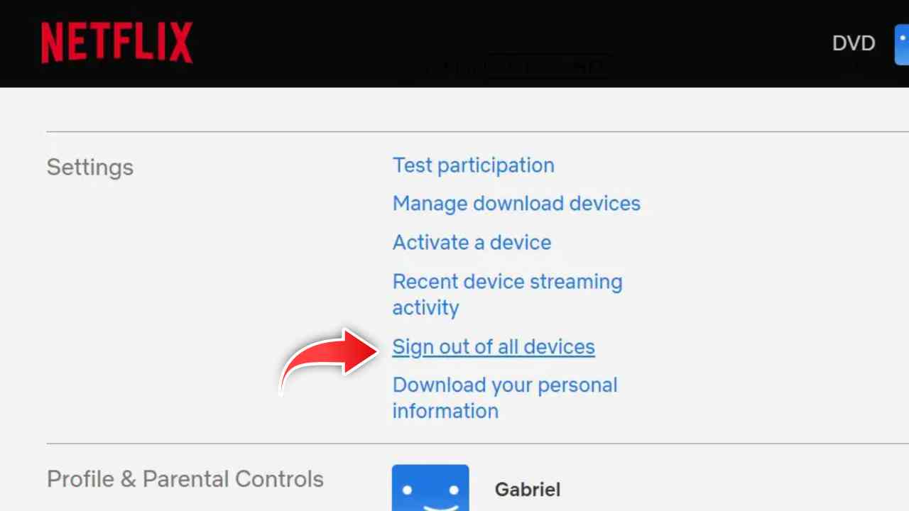 Sign Out of all Devices Sign Out of all Devices