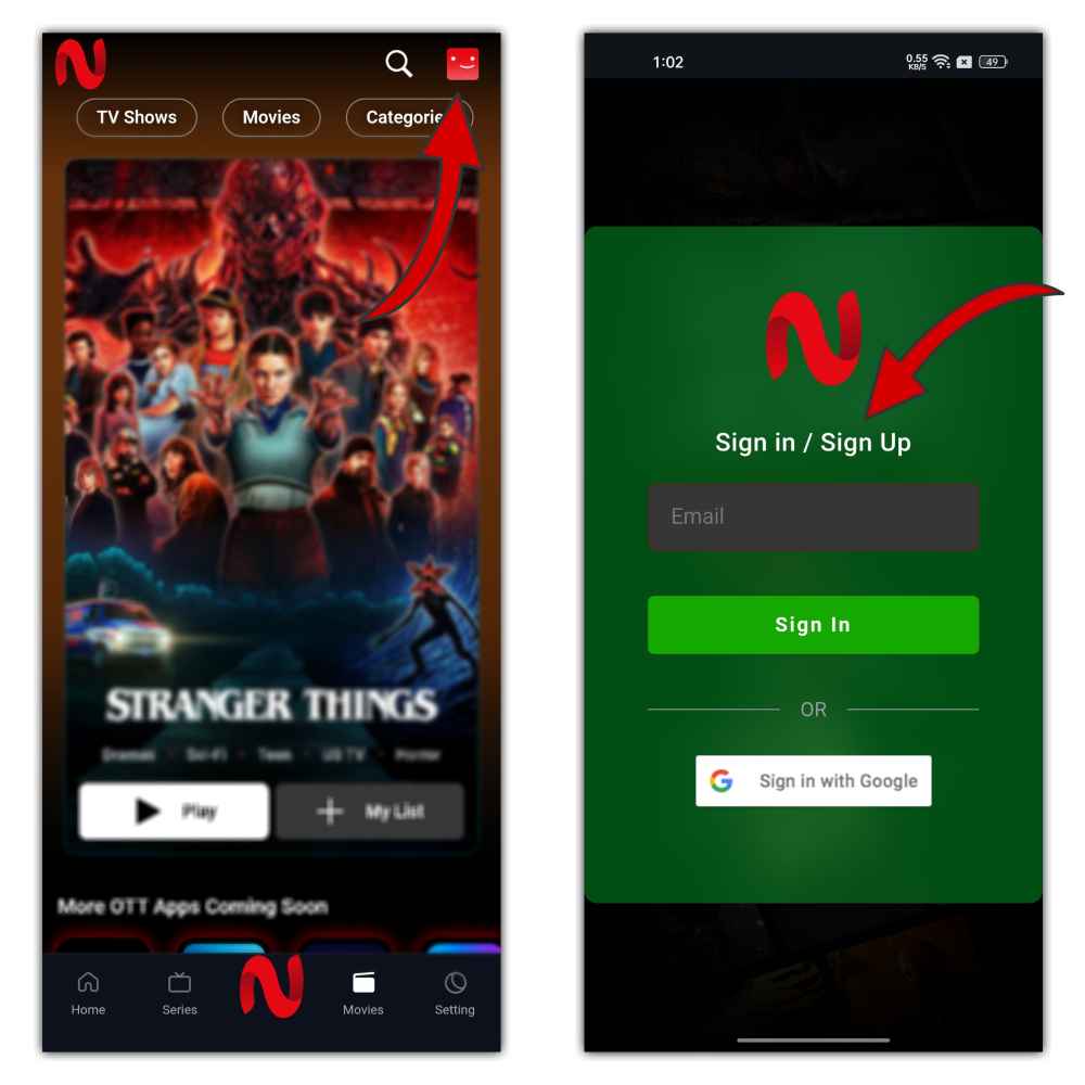 Sign Up for NetMirror 1 Sign Up for NetMirror 1